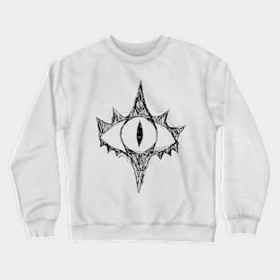 Abstract Eye Sketch Crewneck Sweatshirt